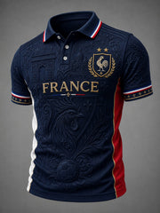 Chemise pour homme imprimée France Football