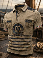 T-shirt manches courtes bleu marine pour homme