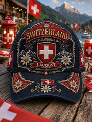 Chapeau imprimé avec des motifs de célébration de la fête nationale