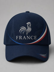 Chapeau unisexe à imprimé français