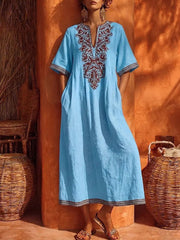 Robe à fleurs vintage Simiya pour femmes