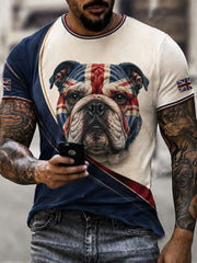 T-shirt imprimé British Bulldog pour homme