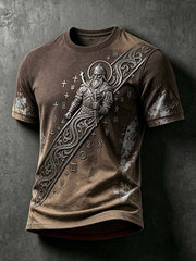 T-shirt Vintage Viking Warrior pour homme
