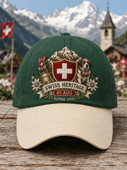 Chapeau imprimé avec des motifs de célébration de la fête nationale
