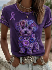 T-shirt à manches courtes pour femme
