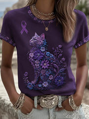 T-shirt à manches courtes pour femme