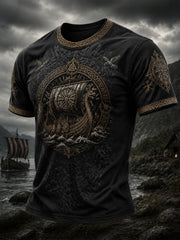T-shirt imprimé Viking Homme