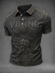 Chemise viking imprimée pour homme