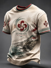 T-shirt à imprimé Spain Euskadi pour homme