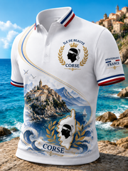 Chemise pour homme au drapeau de la Corse