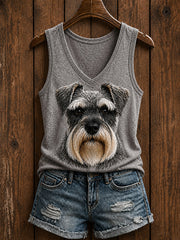 Vestes mignonnes d'art de Schnauzer miniature des femmes