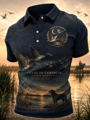 T-shirt manches courtes pour hommes de la saison de chasse française