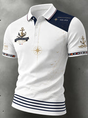 T-shirt manches courtes bleu marine pour homme