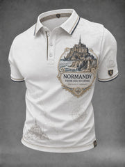 Chemise pour homme imprimée France Normandie