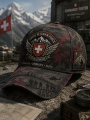 Bonnet à imprimé sur le thème du drapeau de la Fête nationale
