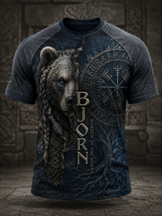 T-shirt viking à manches courtes pour homme