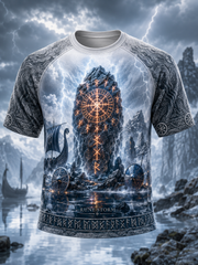 T-shirt viking à manches courtes pour homme