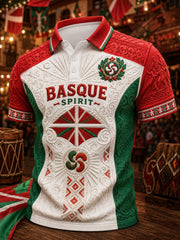 Chemise pour homme à imprimé Pays basque