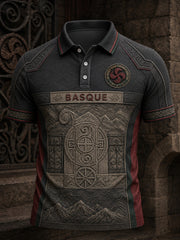 Chemise pour homme à imprimé Pays basque
