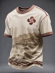 T-shirt imprimé pour hommes, Pays basque
