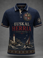 T-shirt à manches courtes pour homme, Pays basque espagnol