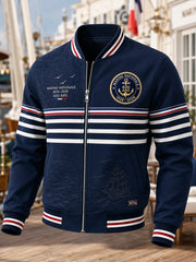 Veste singe imprimée de la Marine française pour homme