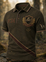 T-shirt à manches courtes pour la saison de chasse française, modèle homme