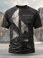 T-shirt manches courtes «Bicentenaire de la photographie» pour hommes, France