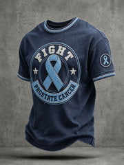 T-shirts pour hommes «Luttez contre le cancer de la prostate»
