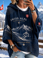 Sweat-shirt Femme Inspiration Imprimé En Tricot Gaufré À Manches Longues