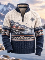 Nordic Archipelago Heritage Quarter-Sweat-shirt zippé