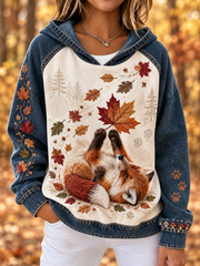 Les animaux des femmes en automne et en hiver Hoodies