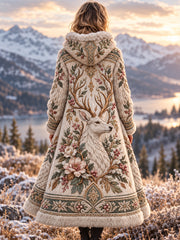 Veste en flanelle Nordic Forest Animals Femme