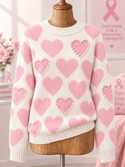 Chandail à manches longues Breast Cancer Femme
