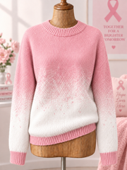 Pull à manches longues pour femmes contre le cancer du sein