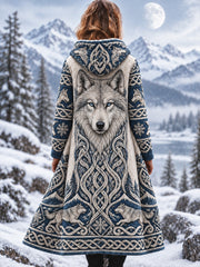 Manteau en flanelle Viking Art Femme
