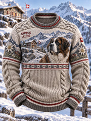 Pull suisse pour homme, imitation