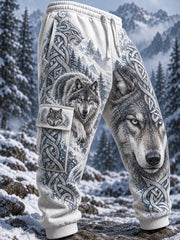 Pantalons de survêtement décontractés Viking Art pour hommes