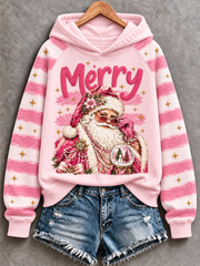 Sweats à capuche roses pour femmes