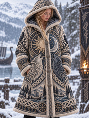 Manteaux en flanelle Viking Art Femme