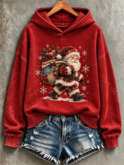 Sweat-shirt de Noël imprimé pour femmes
