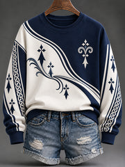 Sweat-shirt imprimé Bretagne pour femme
