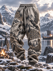 Pantalon de noeud celtique Valknut de mythologie nordique Viking Vintage pour homme