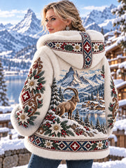 Veste en flanelle Switzerland Femme
