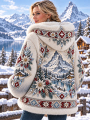 Veste en flanelle pour femme, Suisse