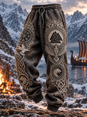 Pantalon Viking VALKNUT VIKING Norse Warrior Viking Wolf pour homme
