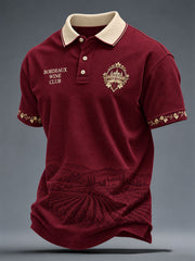 Chemise du Club du Vin Bordeaux pour hommes