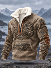 Sweat-shirts zippés vikings pour hommes