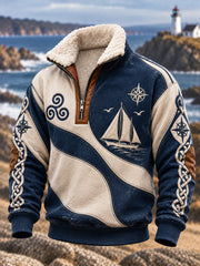 Sweat-shirt imprimé Bretagne pour homme