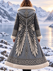 Manteau en flanelle Viking Art Femme